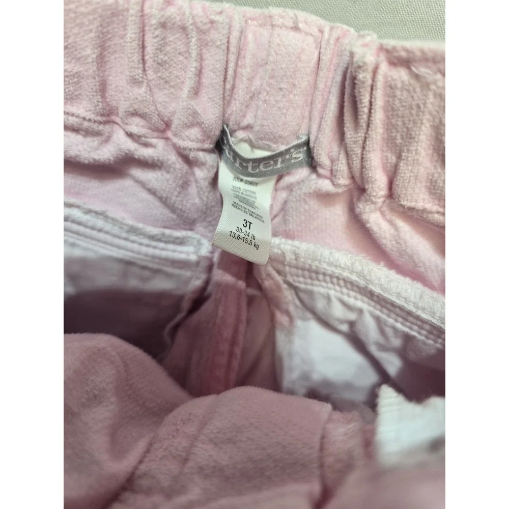 Vintage Carter's Girls Cargo Pants Wide Leg 3 T‎ Pink